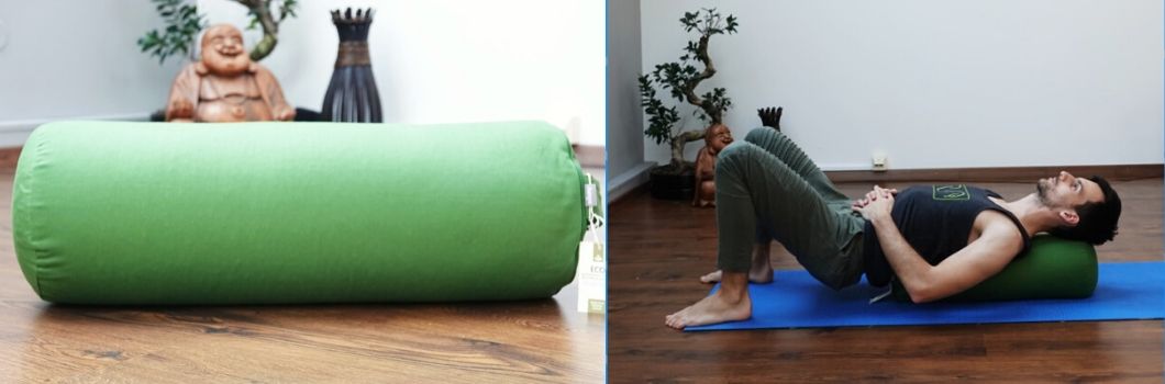 Bolster pentru yoga și cilindru
